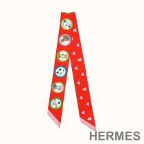 Hermes Tea Time Twilly In Red